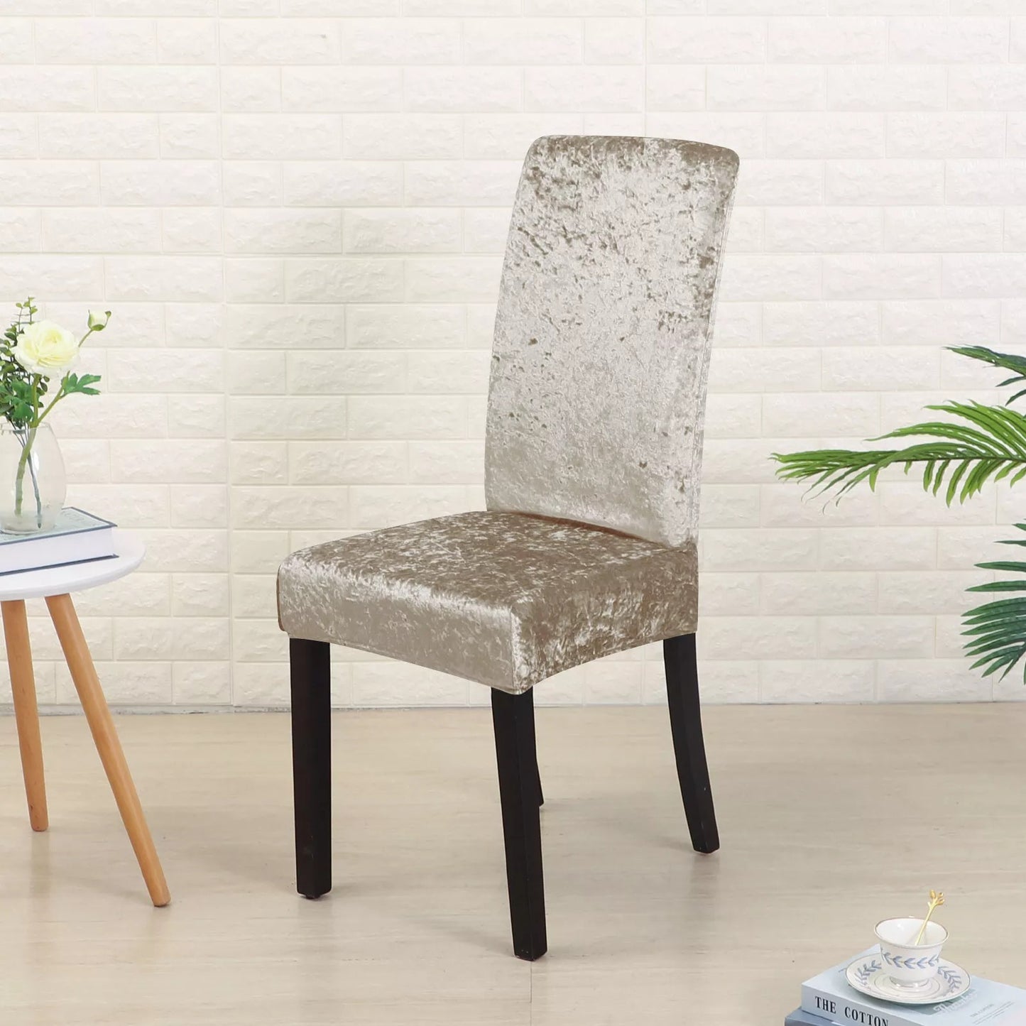 Light-Weight Velvet Chair Covers