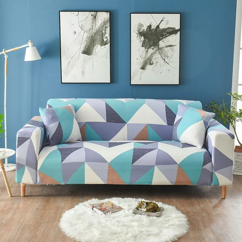 Geometric Sofa Covers