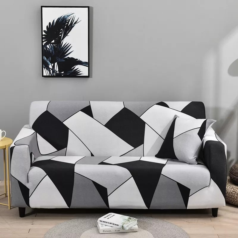 Black & White Sofa Covers